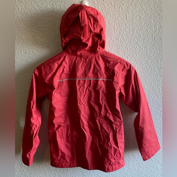 Columbia Omni-Tech Orange/Red Color Hooded Kids Jacket Size S - Picture 5 of 10